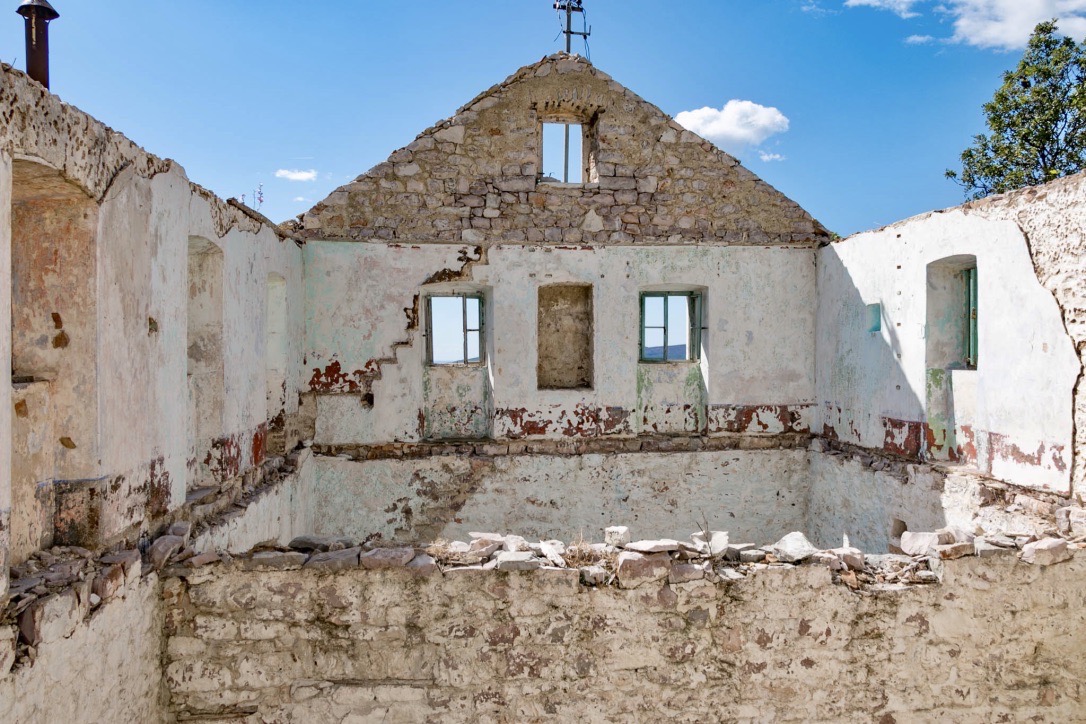 Upper Floor Of The Ruined House