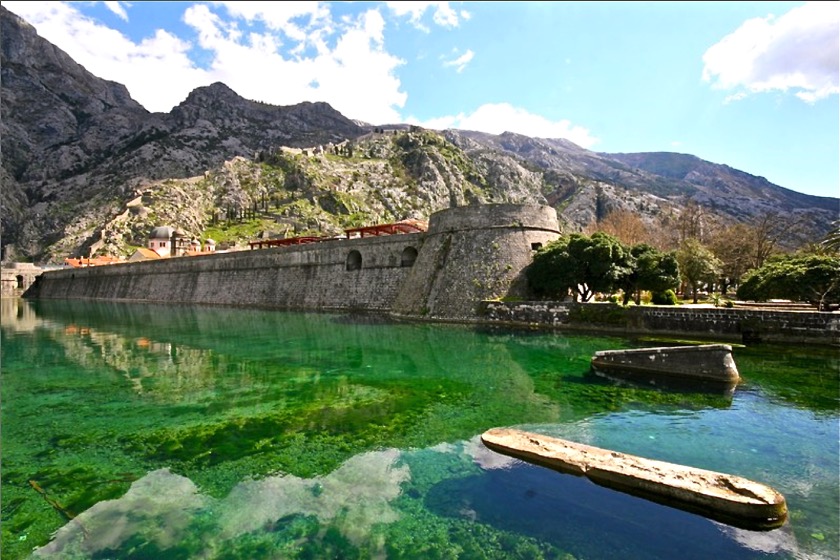Original City Walls Of Kotor